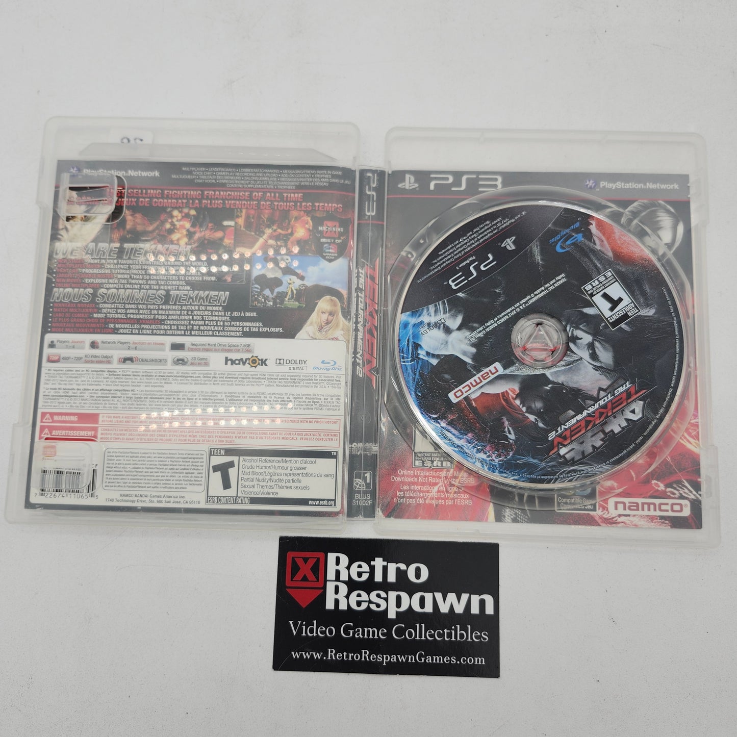 Tekken Tag Tournament 2 - Playstation 3 (Missing Manual)