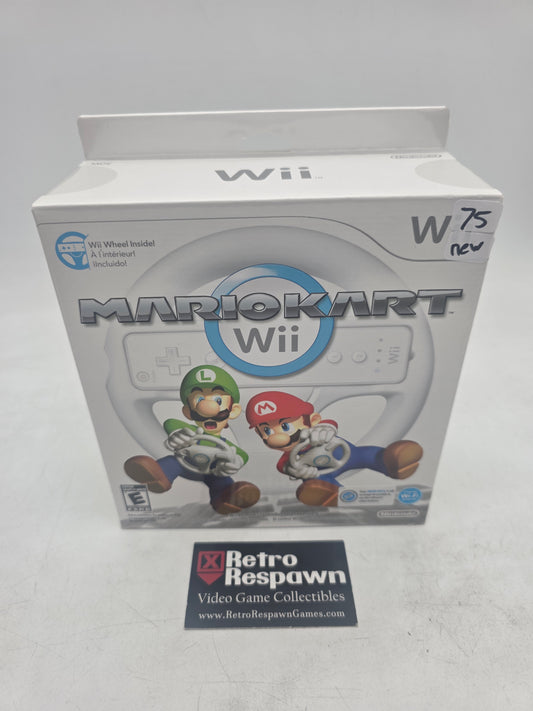 Mario Kart Wii [Wheel Bundle] - Wii (Sealed)