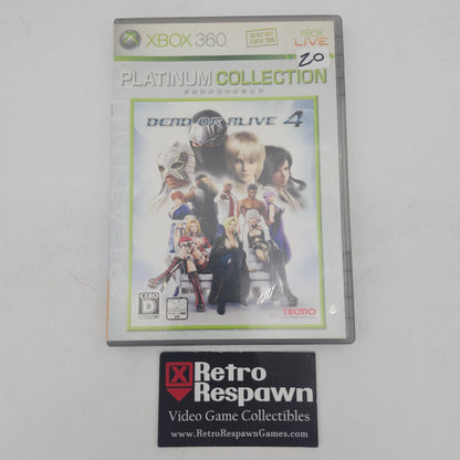 Dead or Alive 4 [Platinum Collection] - JP Xbox 360 (Complete)