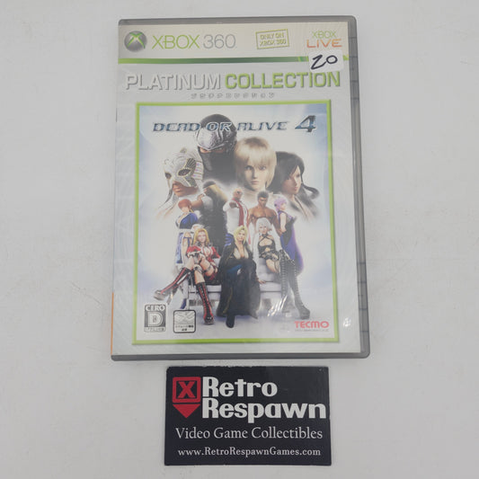 Dead or Alive 4 [Platinum Collection] - JP Xbox 360 (Complete)