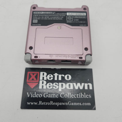 Pearl Pink Gameboy Advance SP - JP GameBoy Advance (Console + Charger)