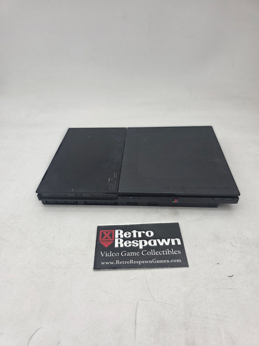 Black Slim Playstation 2 System No Brick Model - Playstation 2 (Console,Controller, all Wires,Memory Card)