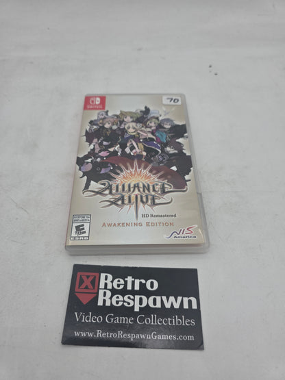 Alliance Alive HD Remastered - Nintendo Switch (Complete)