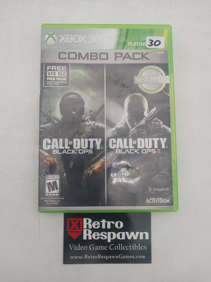 Call of Duty Black Ops I and II Combo Pack - Xbox 360 (Missing Manual)