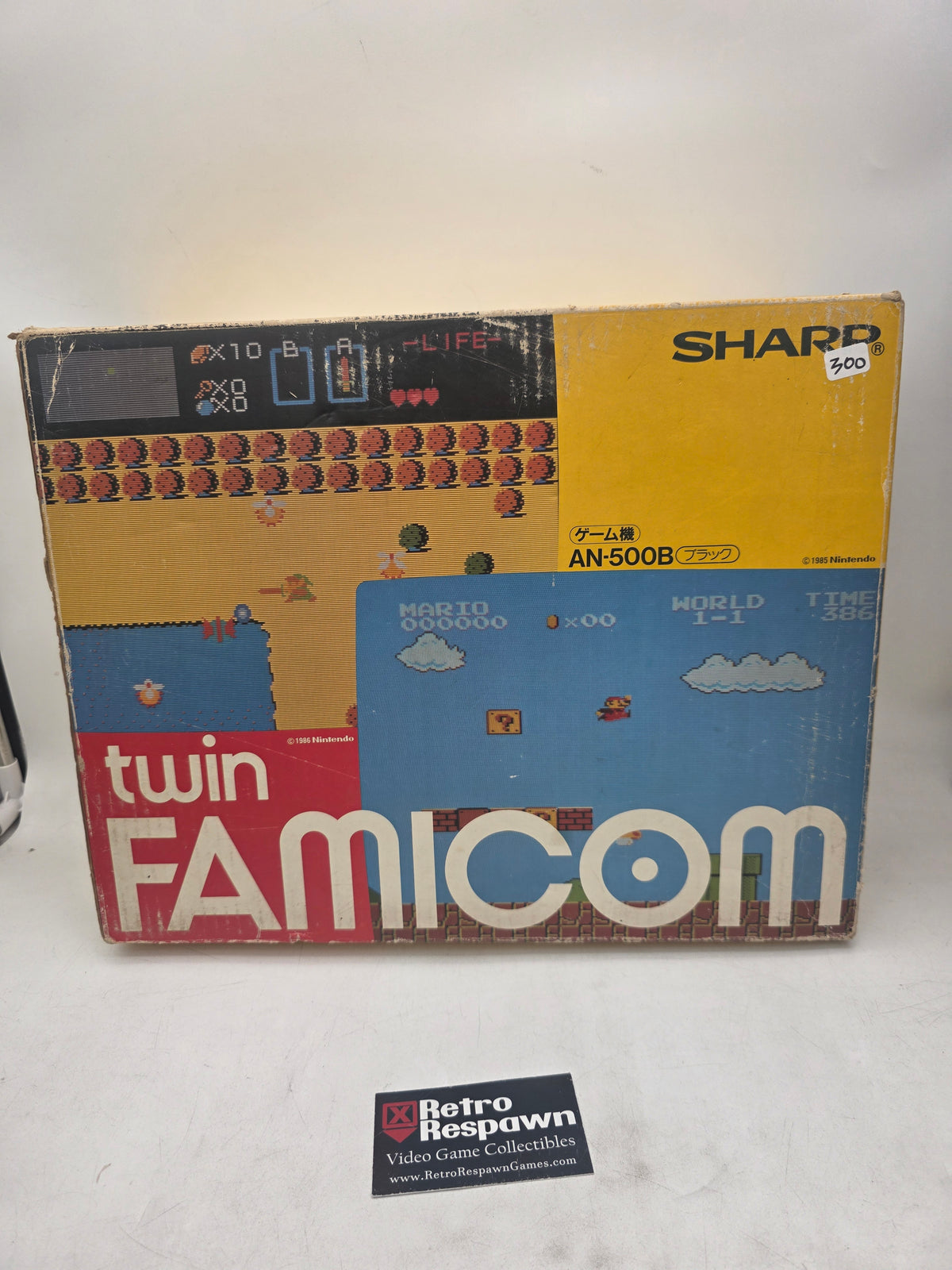 SHARP Twin Famicom AN-500B - Famicom (No Manual/New Belt)