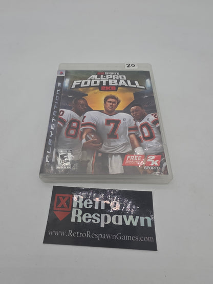 All Pro Football 2K8 - Playstation 3 (Complete)