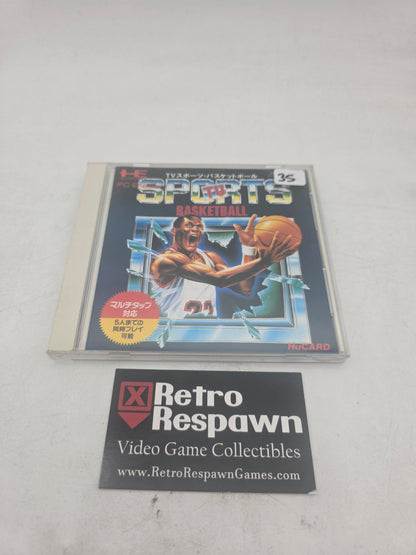 TV Sports Basketball - JP PC Engine (Complete)