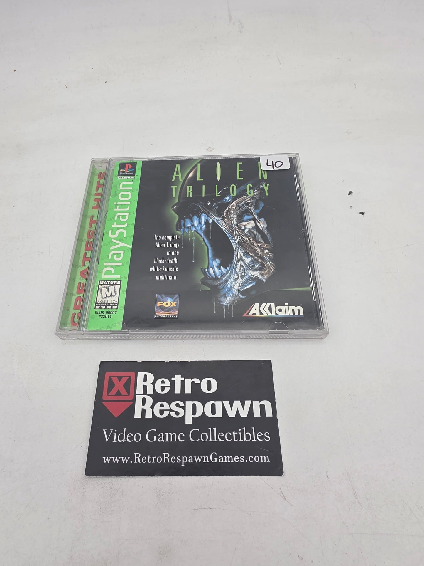 Alien Trilogy [Greatest Hits] - Playstation (Complete)