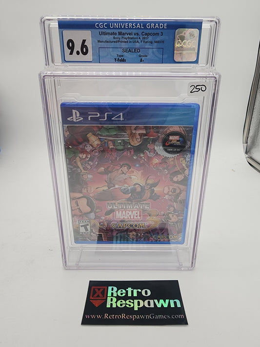 Ultimate Marvel vs Capcom 3 - Playstation 4 (Graded CGC 9.6 A+)