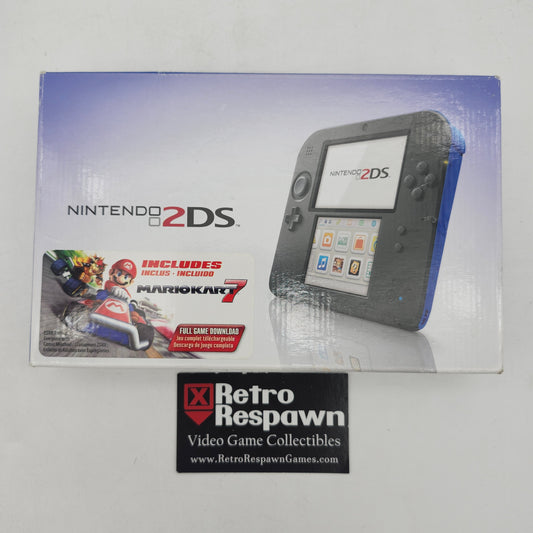 Nintendo 2DS Black & Blue [Included Mario Kart 7] - Nintendo DS (Complete)