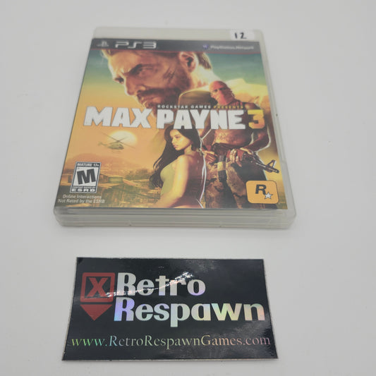 Max Payne 3 - Playstation 3 (Complete)