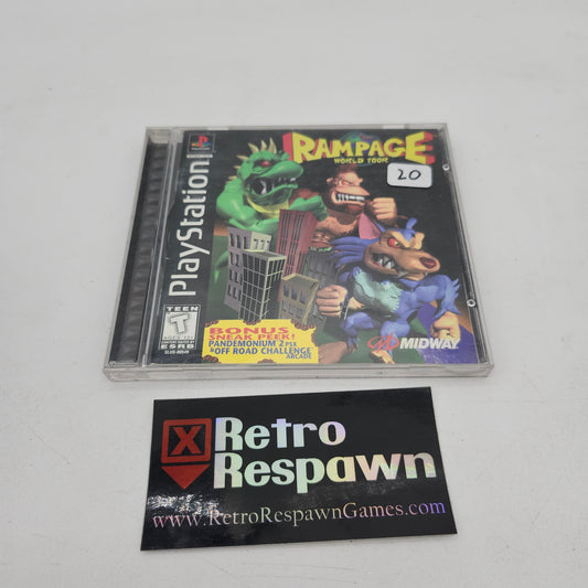 Rampage World Tour - Playstation (Complete)