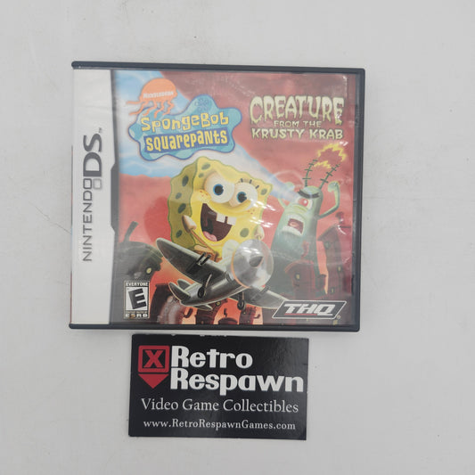 SpongeBob SquarePants Creature from Krusty Krab - Nintendo DS (Complete)