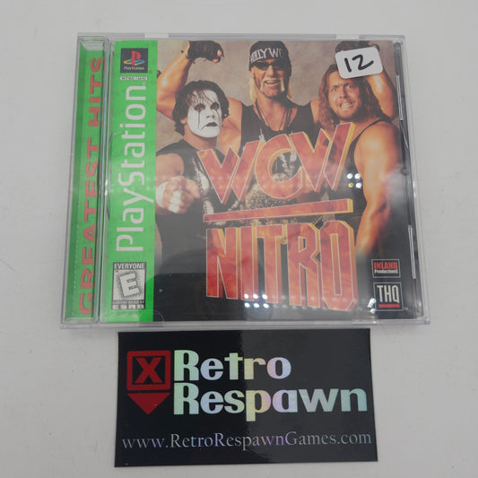 WCW Nitro [Greatest Hits] - Playstation (Complete)