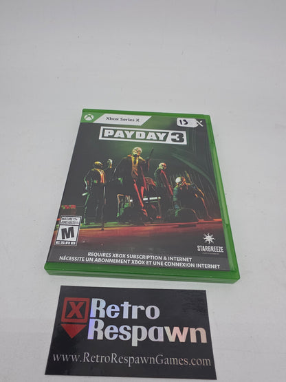 Payday 3 - Xbox Series X (Complete)