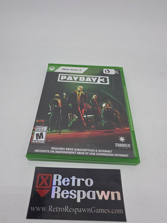 Payday 3 - Xbox Series X (Complete)