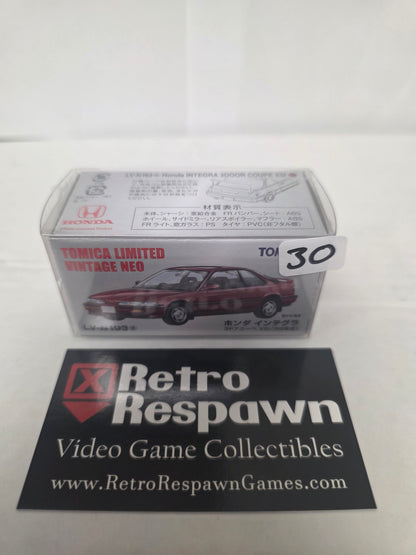 Tomica Limited Vintage Neo LV-N193 Honda INTEGRA 3DOOR COUPE XSi Red 1/64 - Figure/Statue (Complete)