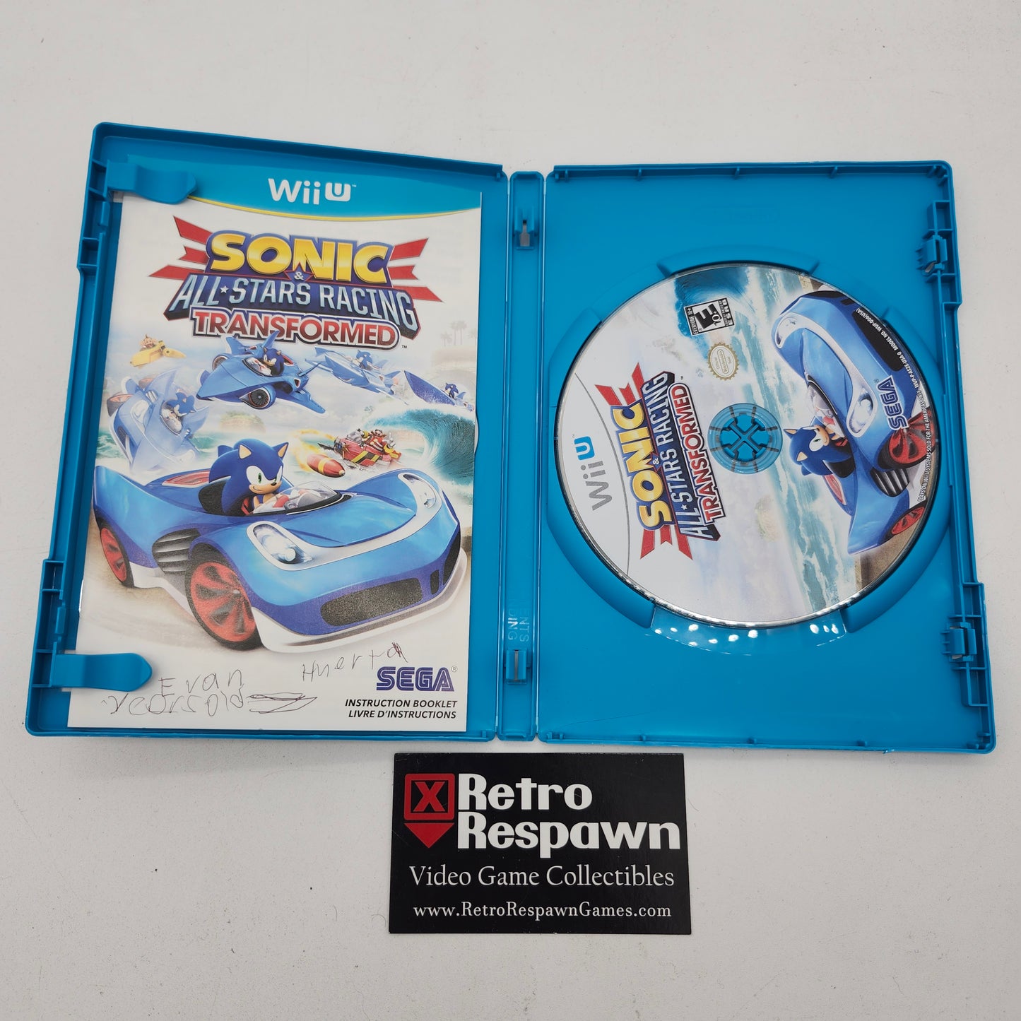 Sonic & All-Stars Racing Transformed - Wii U (Complete)