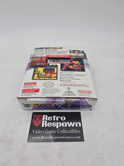 Backlit Game Boy Color Grape - GameBoy Color (Complete)