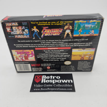 Fighter's History - Super Nintendo (Missing Manual)