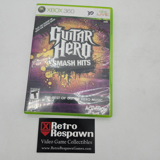 Guitar Hero Smash Hits - Xbox 360 (Complete)