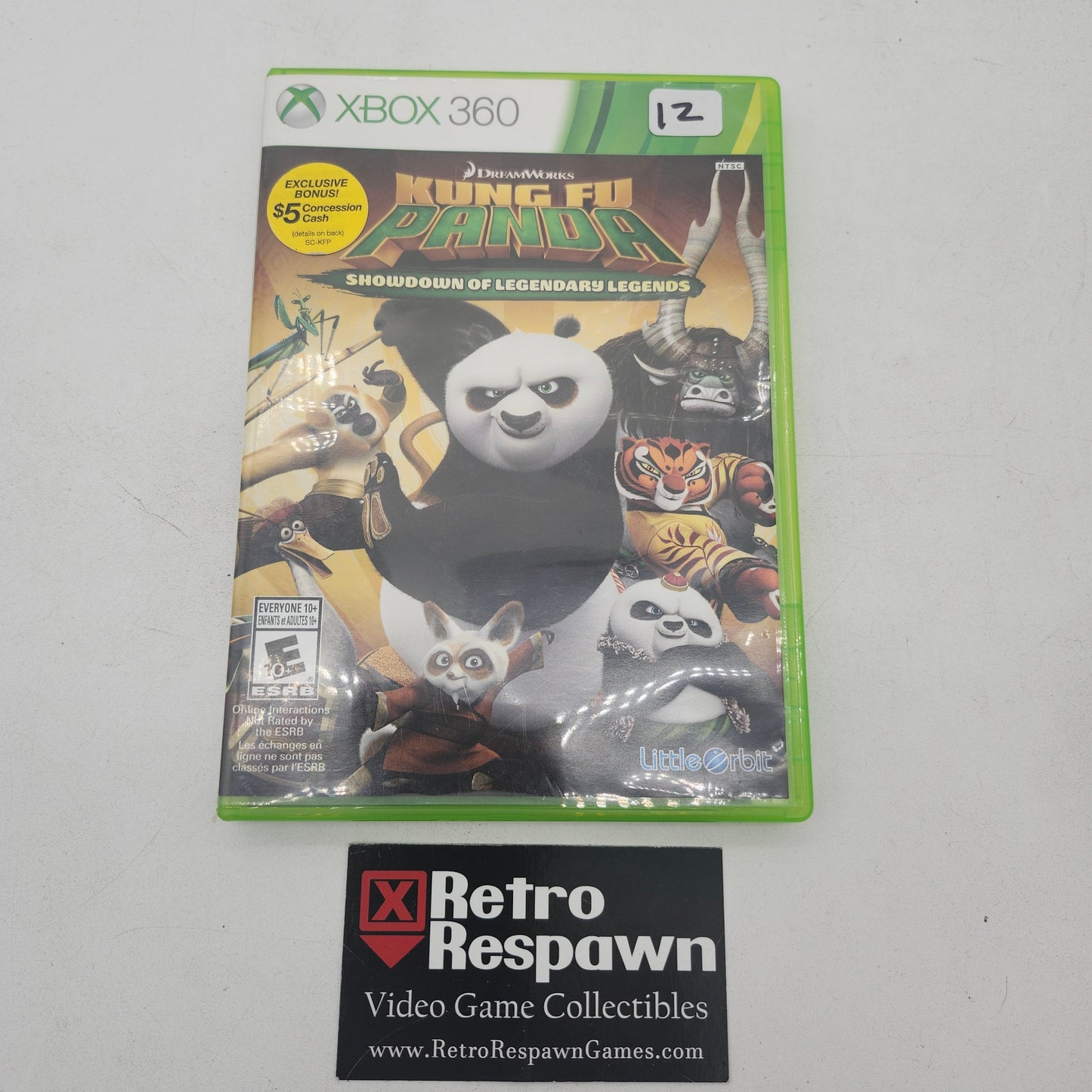 Kung Fu Panda Showdown of the Legendary Legends - Xbox 360 (Complete)