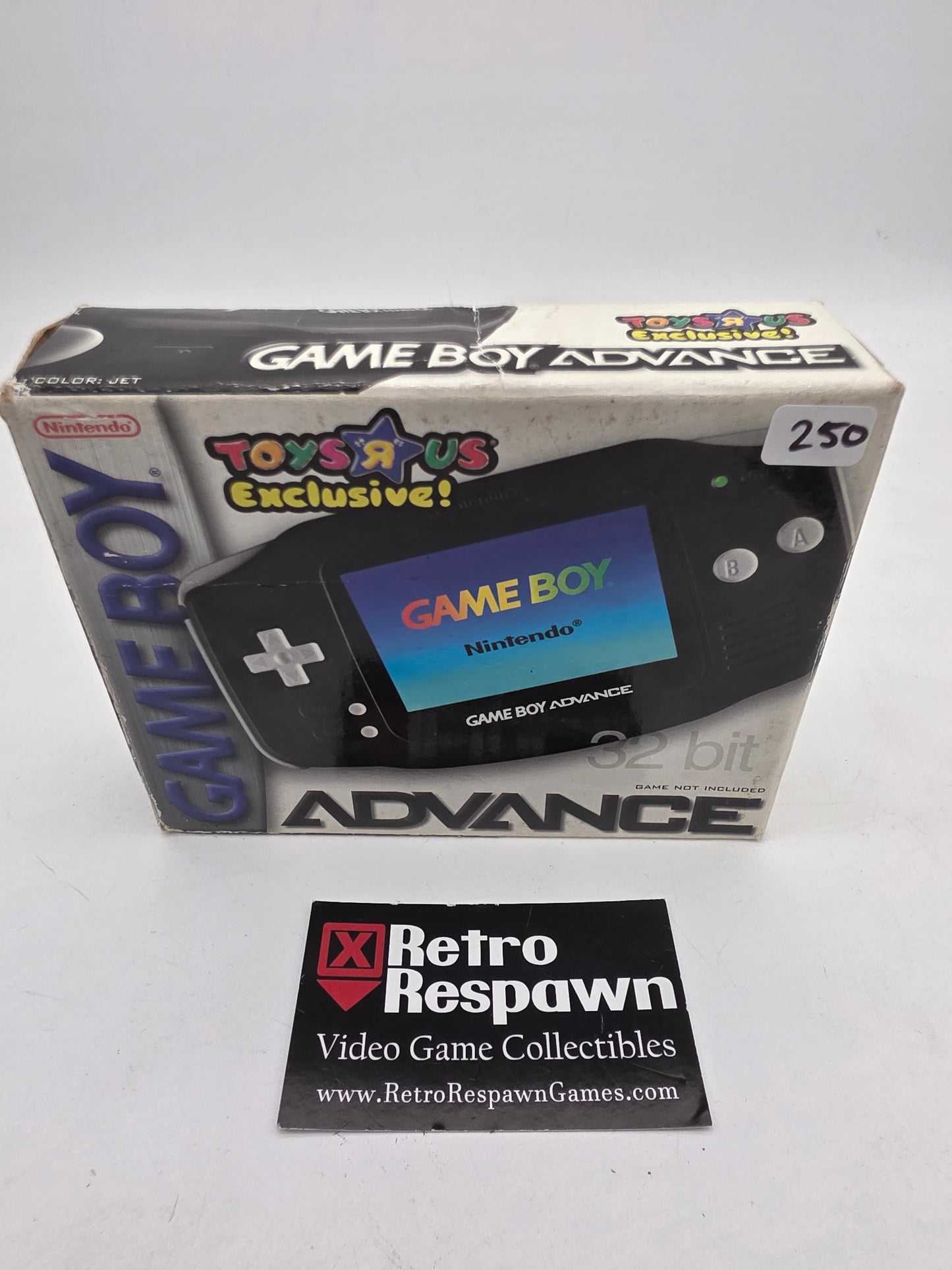 Black Gameboy Advance System - GameBoy Advance (Complete)