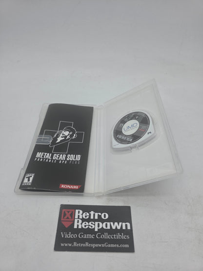 Metal Gear Solid Portable Ops Plus - PSP (Complete)