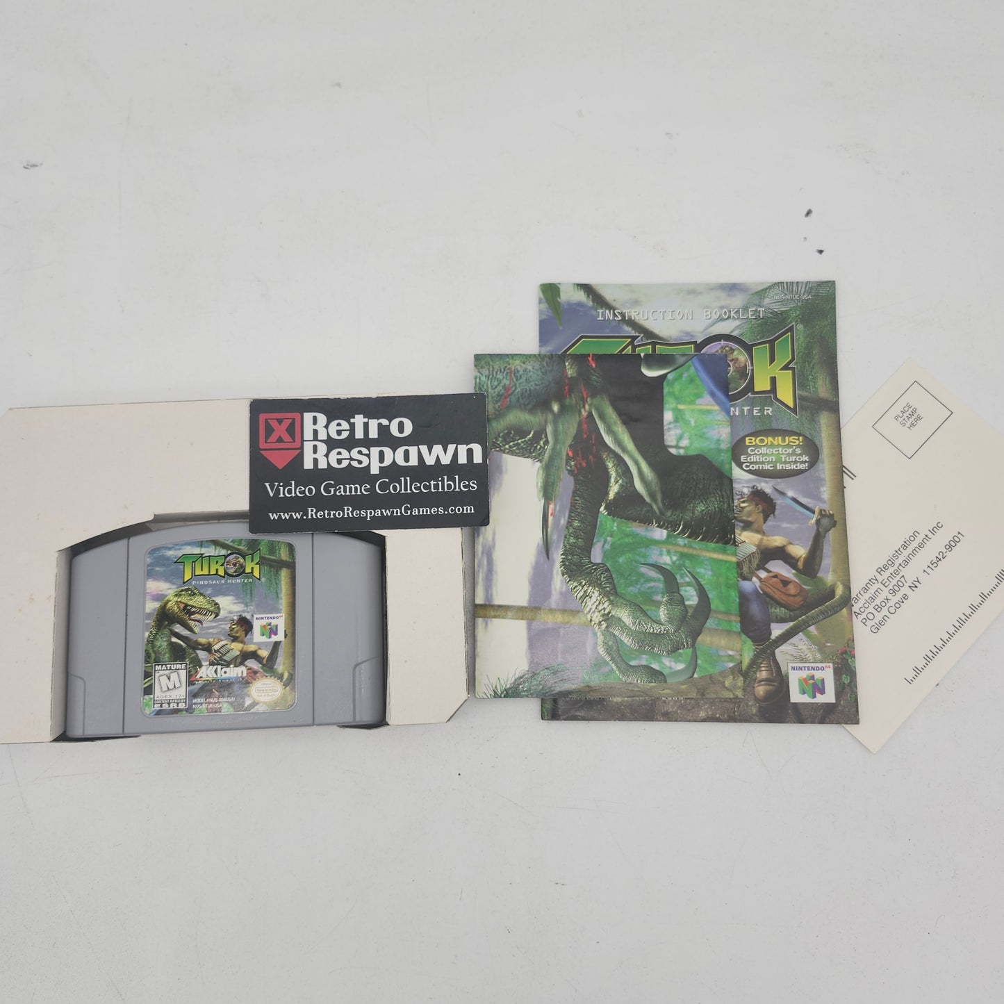 Turok Dinosaur Hunter - Nintendo 64 (Complete)