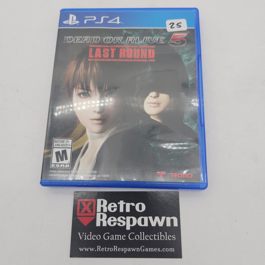 Dead or Alive 5 Last Round - Playstation 4 (Complete)