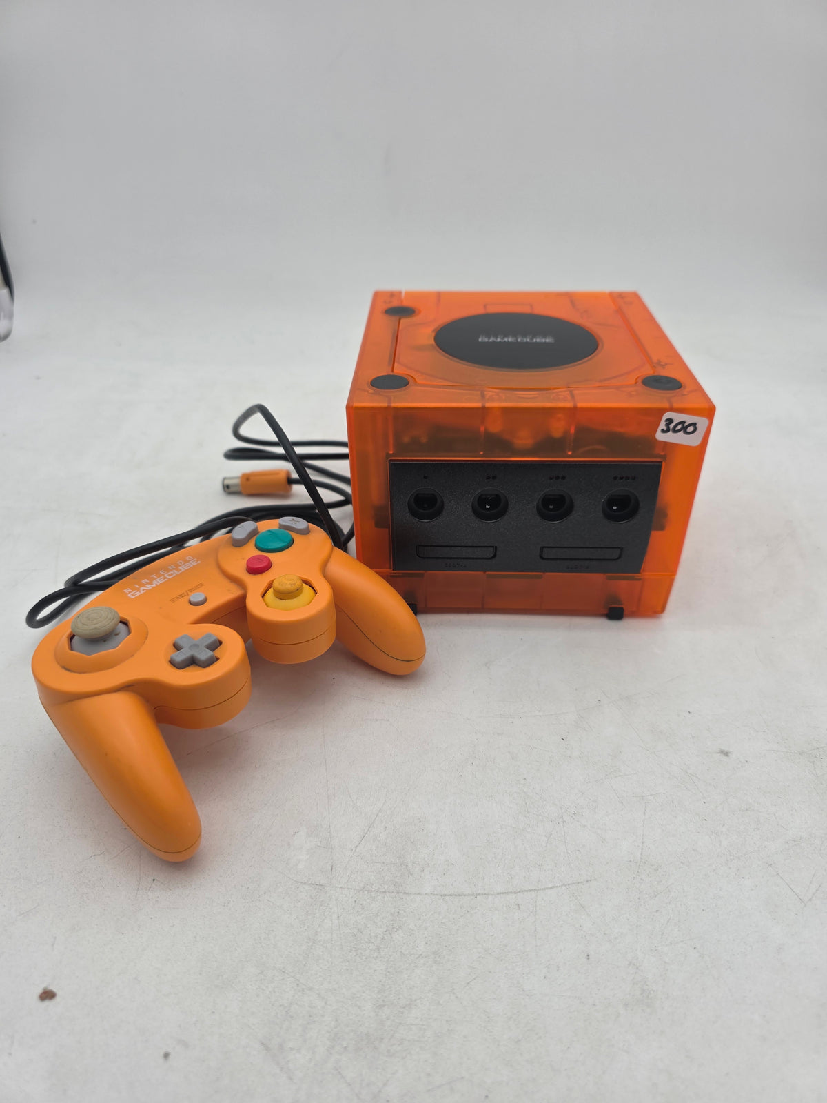 Orange & Black Gamecube HDMI Pico Mod - Gamecube (Console, Controller all wires)