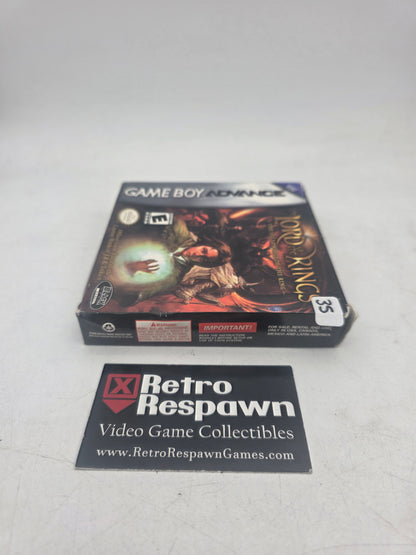 Lord of the Rings Fellowship of the Ring - GameBoy Advance (Complete)