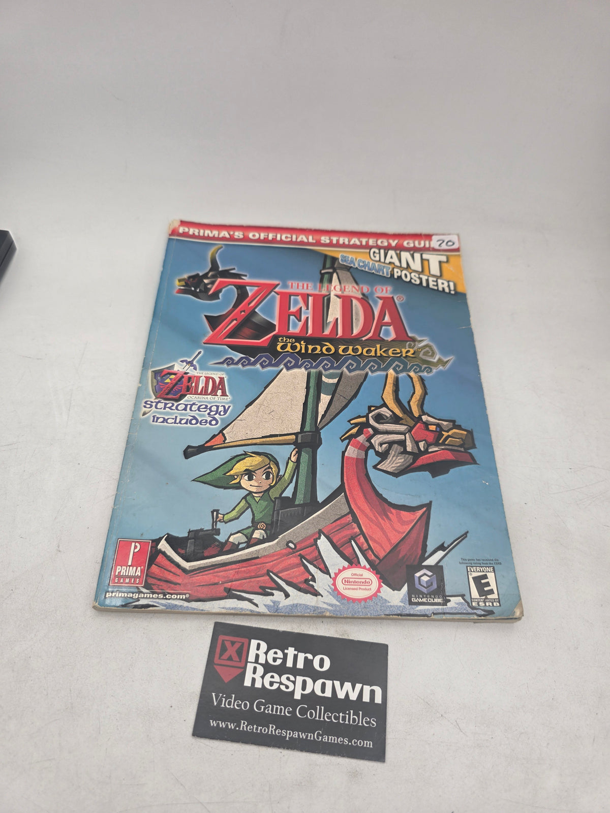 Zelda The Wind Waker Official Strategy Guide - Prima (Used No Poster)