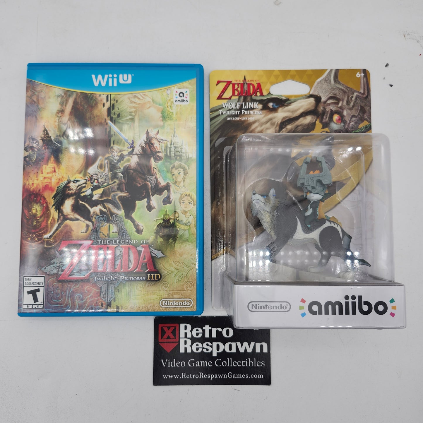 Zelda Twilight Princess HD [amiibo Bundle] - Wii U (Complete)