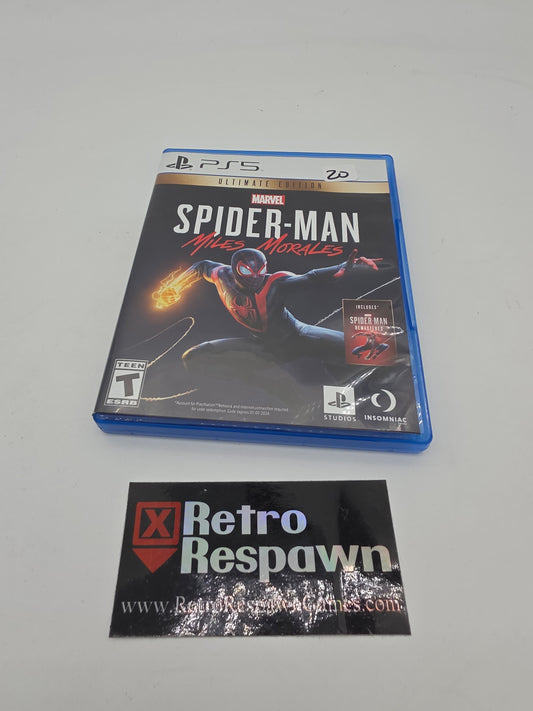 Marvel Spiderman: Miles Morales [Ultimate Edition] - Playstation 5 (Complete)