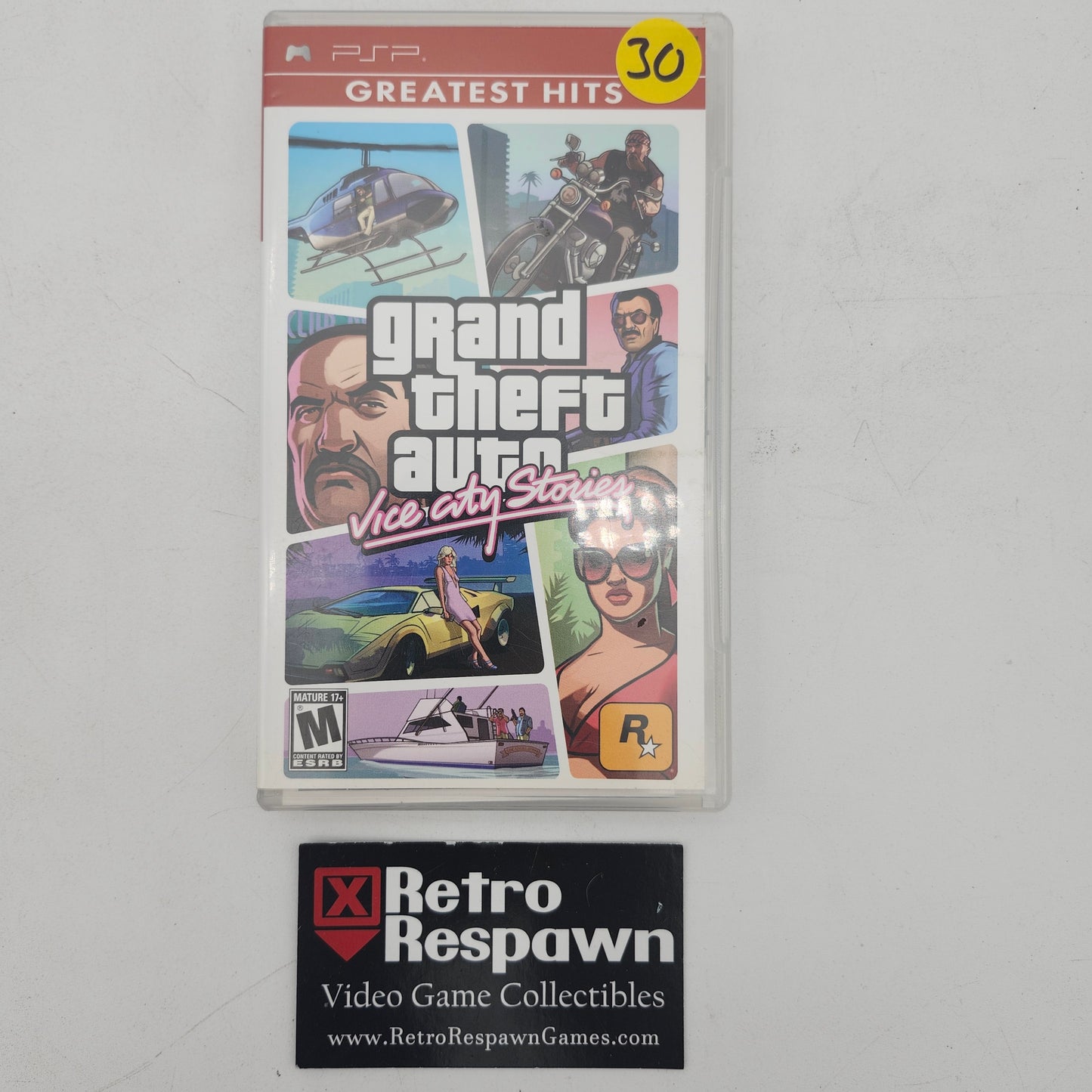 Grand Theft Auto Vice City Stories [Greatest Hits] - PSP (Complete)