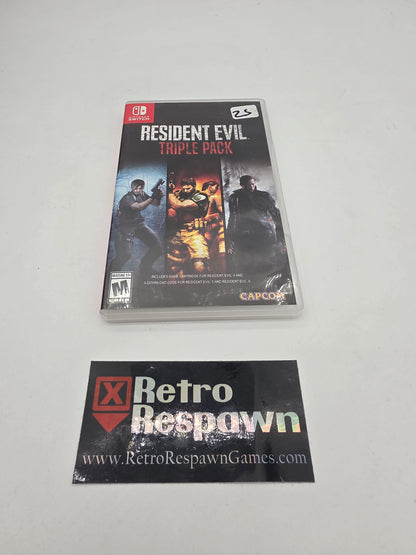 Resident Evil Triple Pack - Nintendo Switch (Complete)