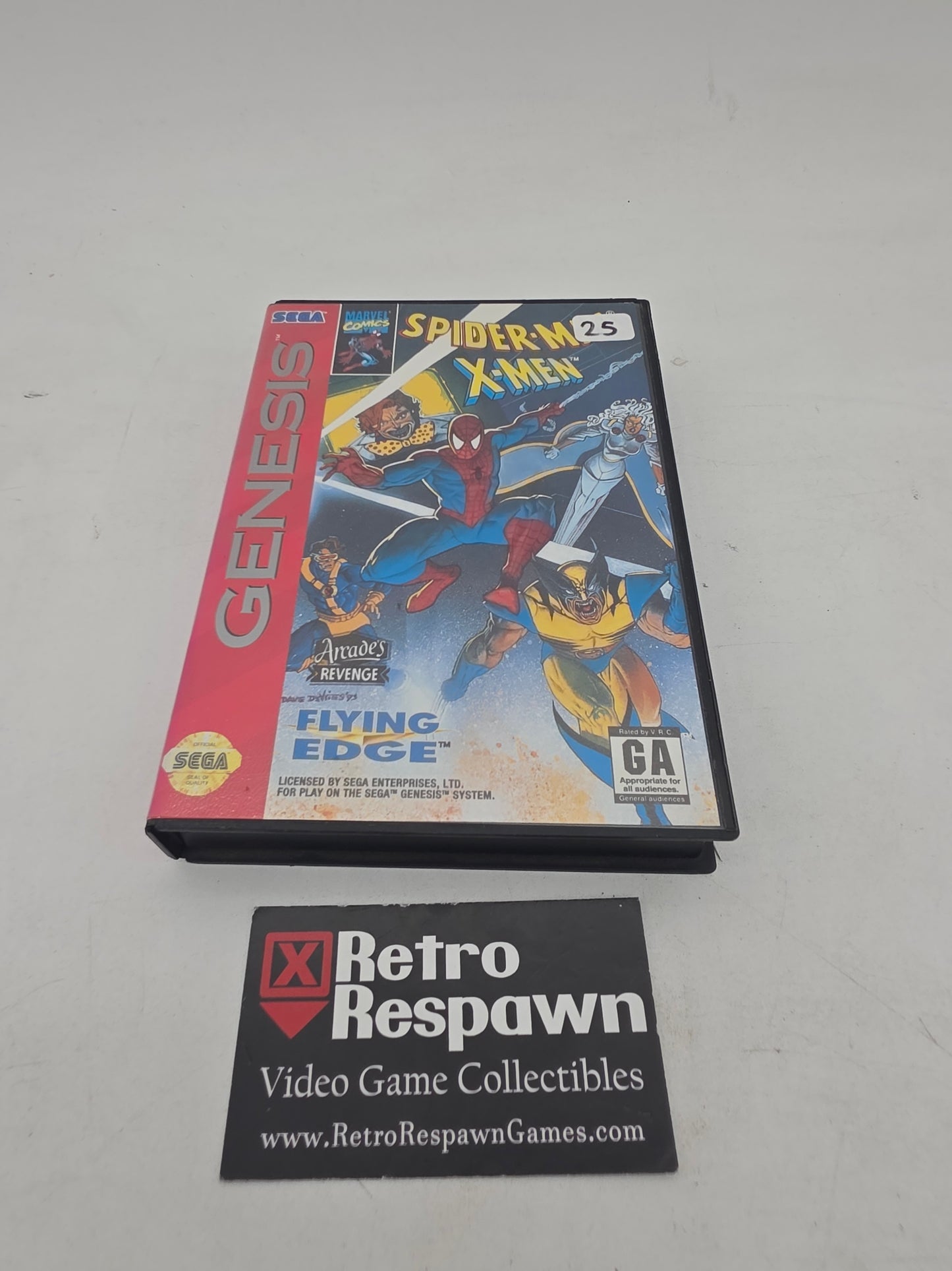 Spiderman X-Men Arcade's Revenge - Sega Genesis (Complete)
