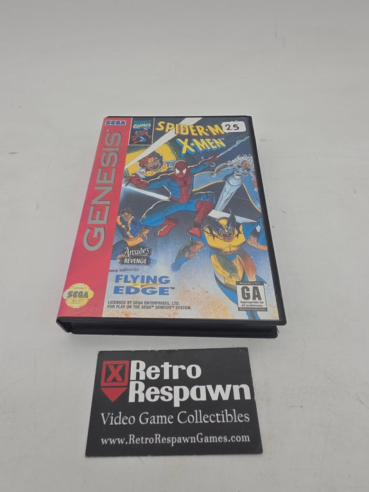 Spiderman X-Men Arcade's Revenge - Sega Genesis (Complete)