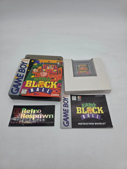 Kirby's Block Ball - GameBoy (Complete)