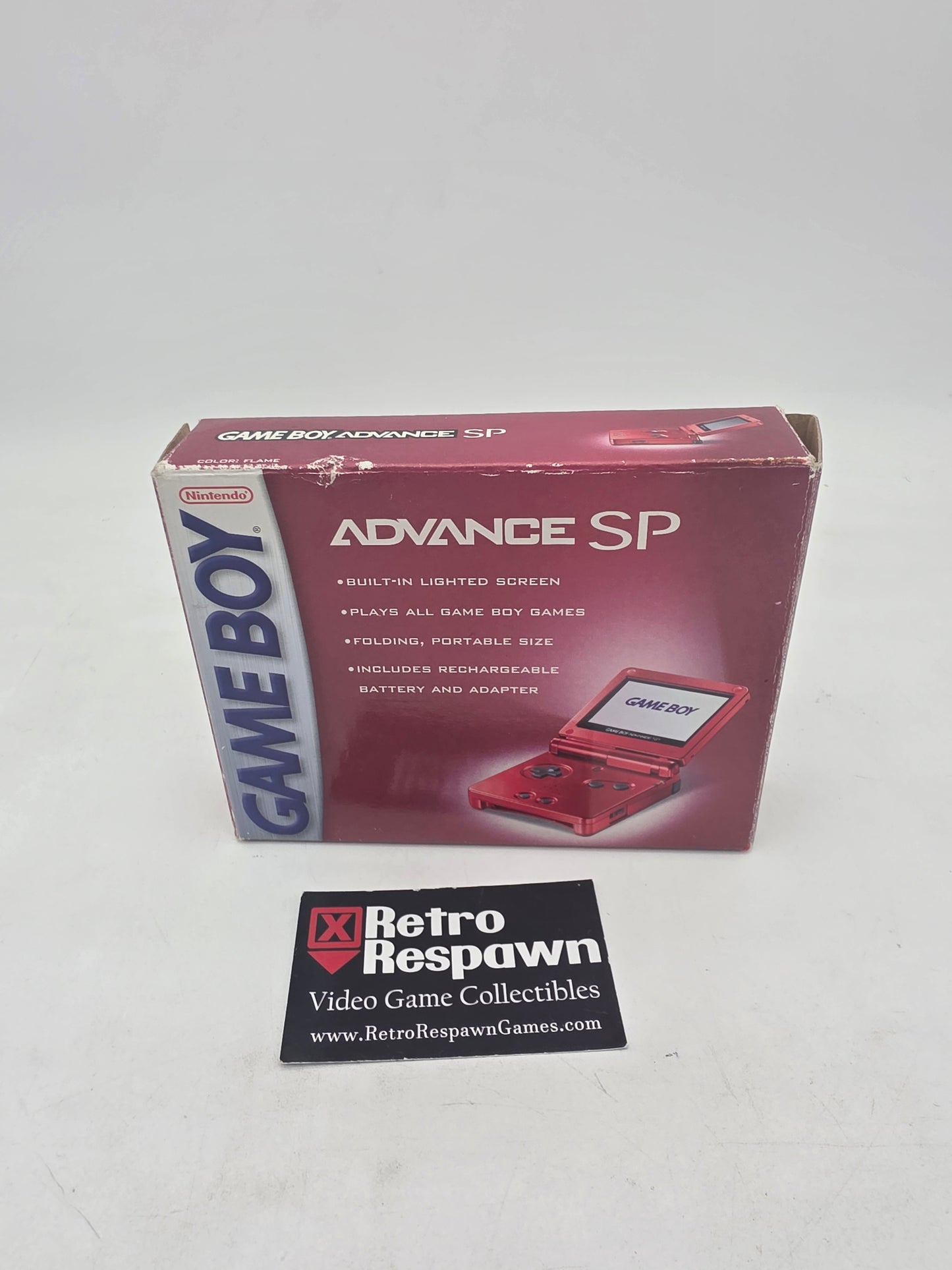 Red Gameboy Advance SP - GameBoy Advance (Complete)