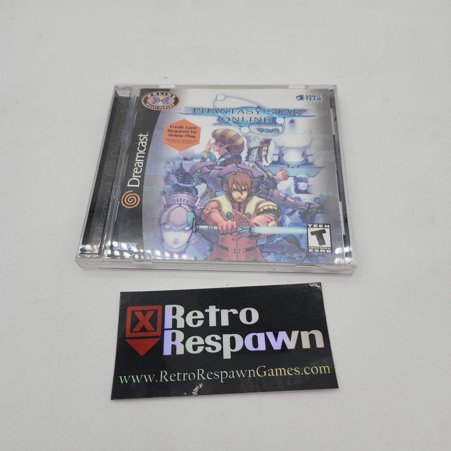 Phantasy Star Online Version 2 - Sega Dreamcast (Complete)