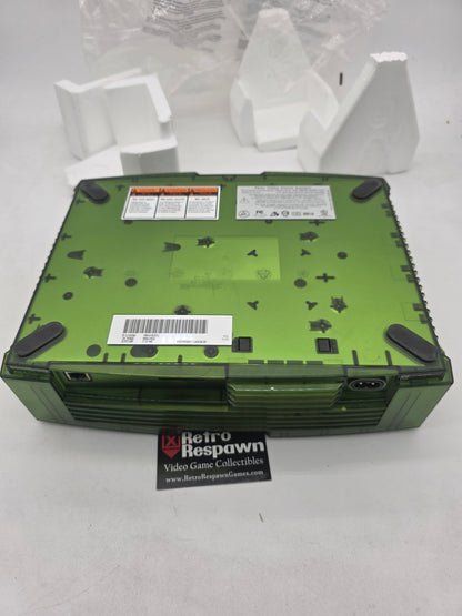 Xbox System [Green Halo Edition] - Xbox (Complete)