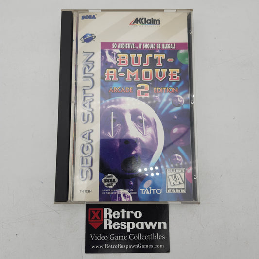 Bust-a-Move 2 Arcade Edition - Sega Saturn (Complete)