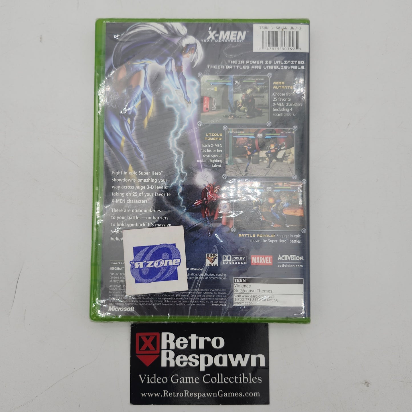 X-men Next Dimension - Xbox (Sealed)