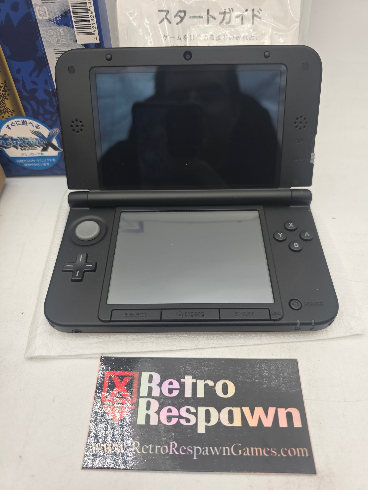 Modded Nintendo 3DS LL Pokemon X Pack Premium Gold Pokemon Center Limited Edition [Region Free] - JP Nintendo 3DS (Complete)