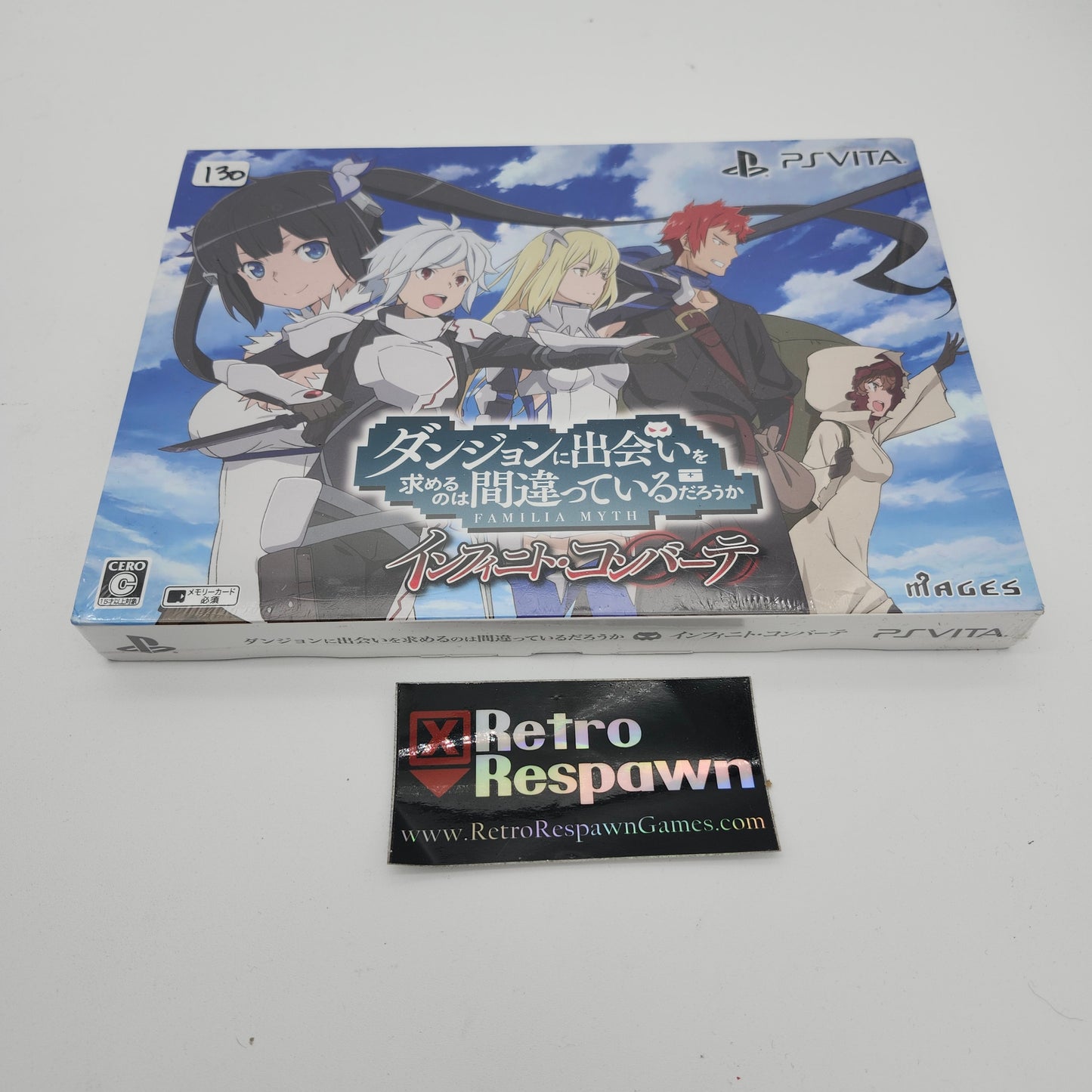 JP Is It Wrong to Try to Pick Up Girls in A Dungeon: Infinite Combat [Collector's Edition] - JP Playstation Vita (New)