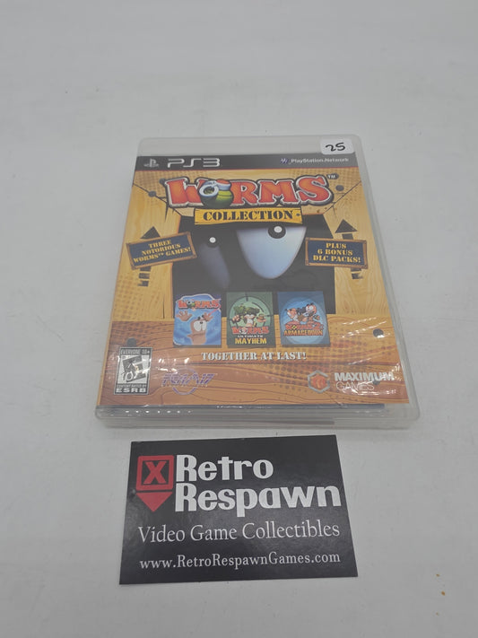 Worms Collection - Playstation 3 (Complete)