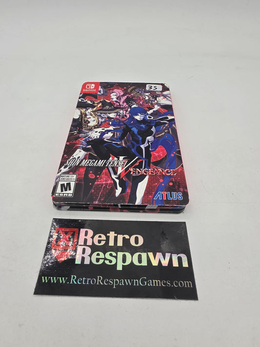 Shin Megami Tensei V: Vengeance [Steelbook] - Nintendo Switch (Complete)