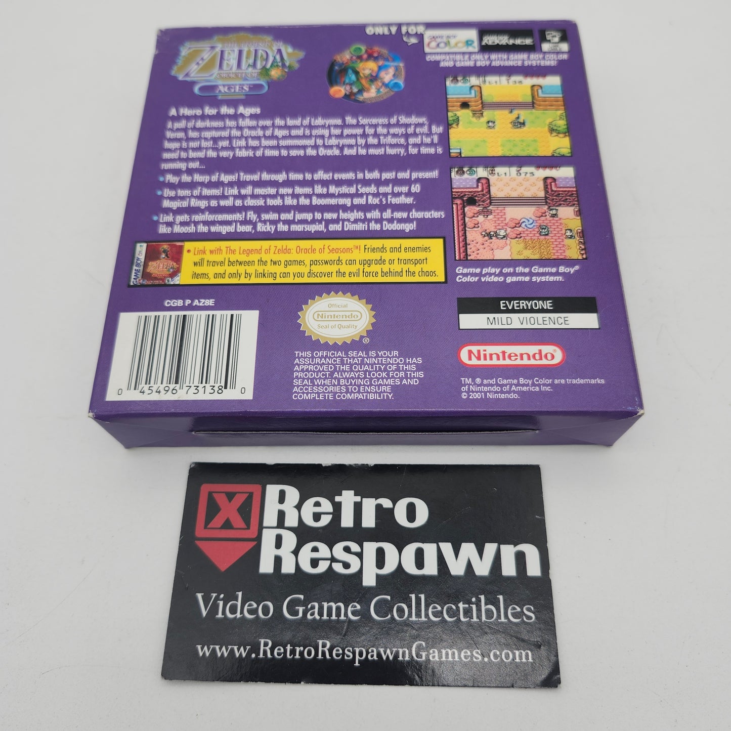 Zelda Oracle of Ages - GameBoy Color (Complete)